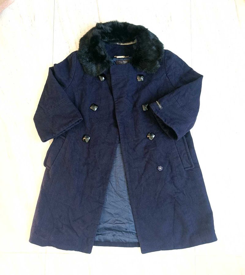 Woman Fur Collar Coat