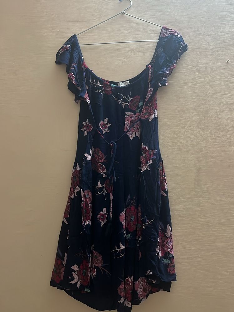 Off Shoulder Midi Dress