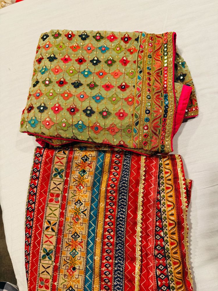 combo rangoli duppatta❤️‍🔥a Aa