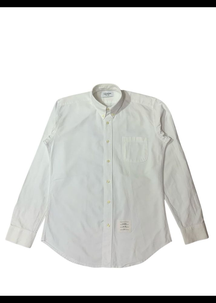 White Button-Down Shirt