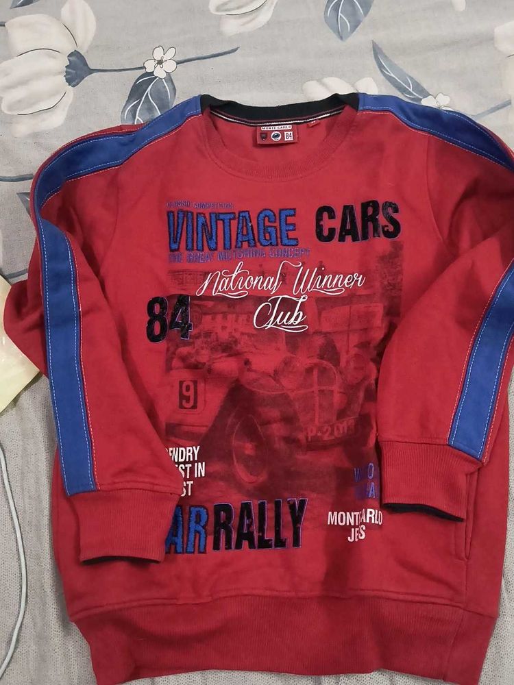 Vintage Cars Graphic Sweatshirt