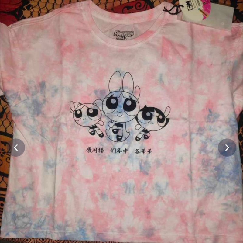 PINK &amp; BLUE TIE DYE T-SHIRT