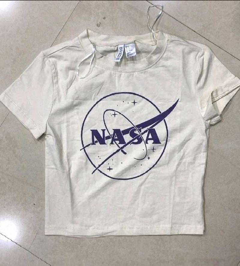 NASA Graphic Crop Top