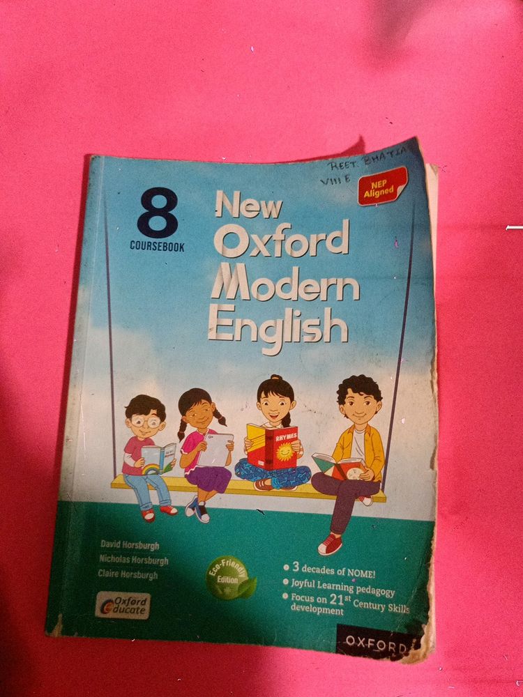 New Oxford Modern English Book Of Class 8