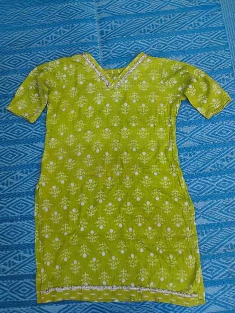 Lime Green Kurta