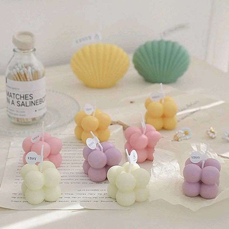 2pis Bubble Candles - Handmad