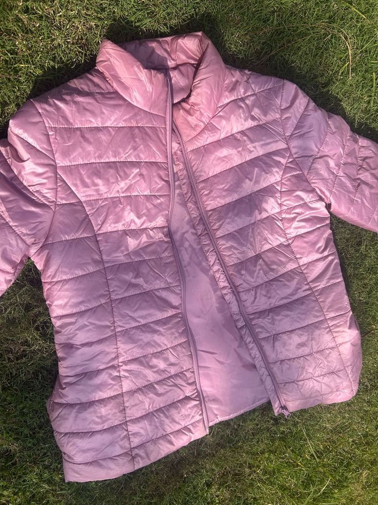 Pink Puffer Jacket