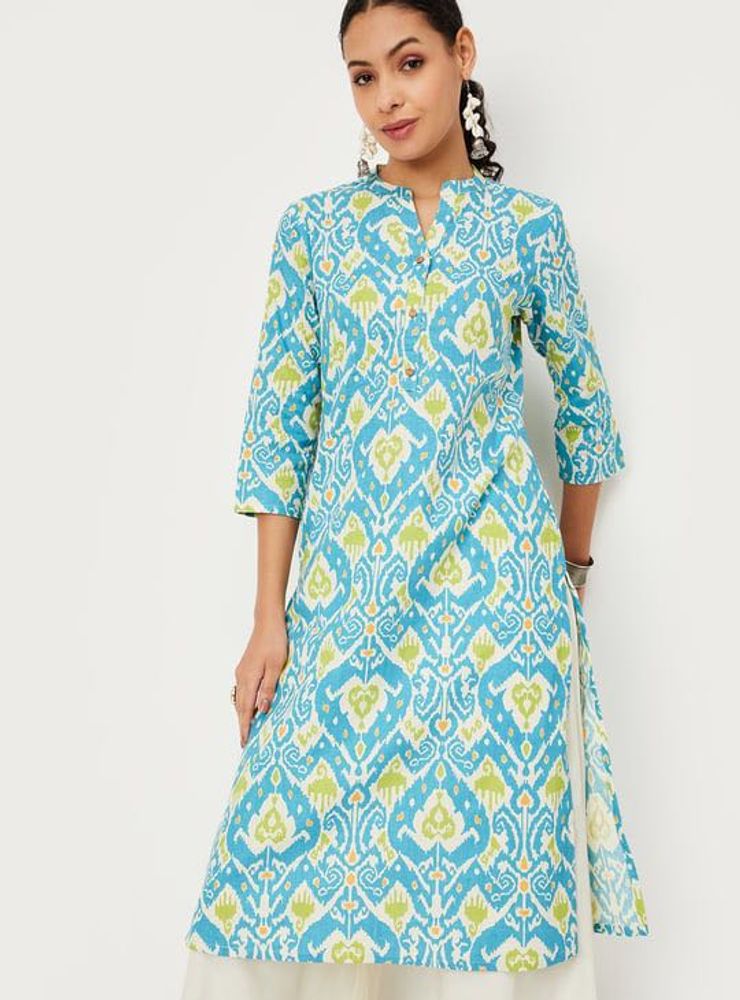 Women Printed Straight Kurta