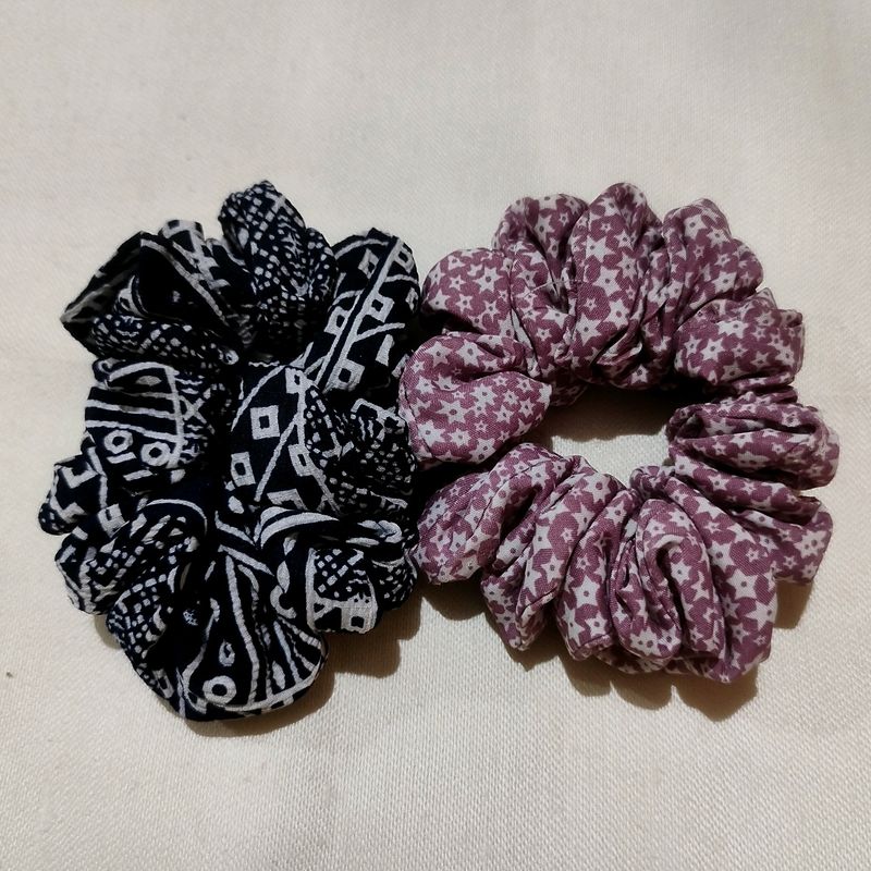 Scrunchies Combo Of 2