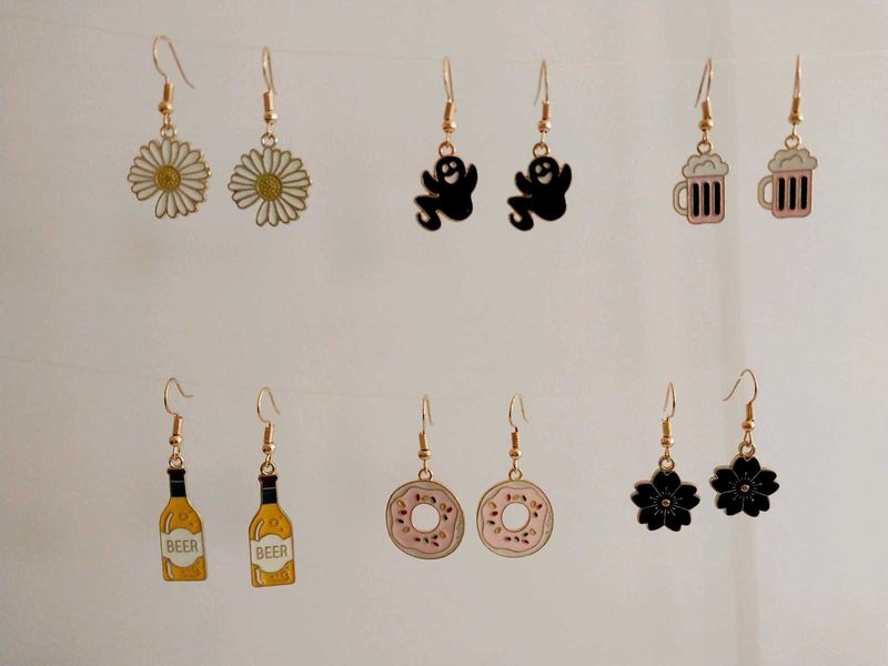 Funky Charm Earring Set of 6
