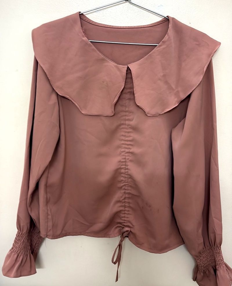 Blouse with Peter Pan Collar