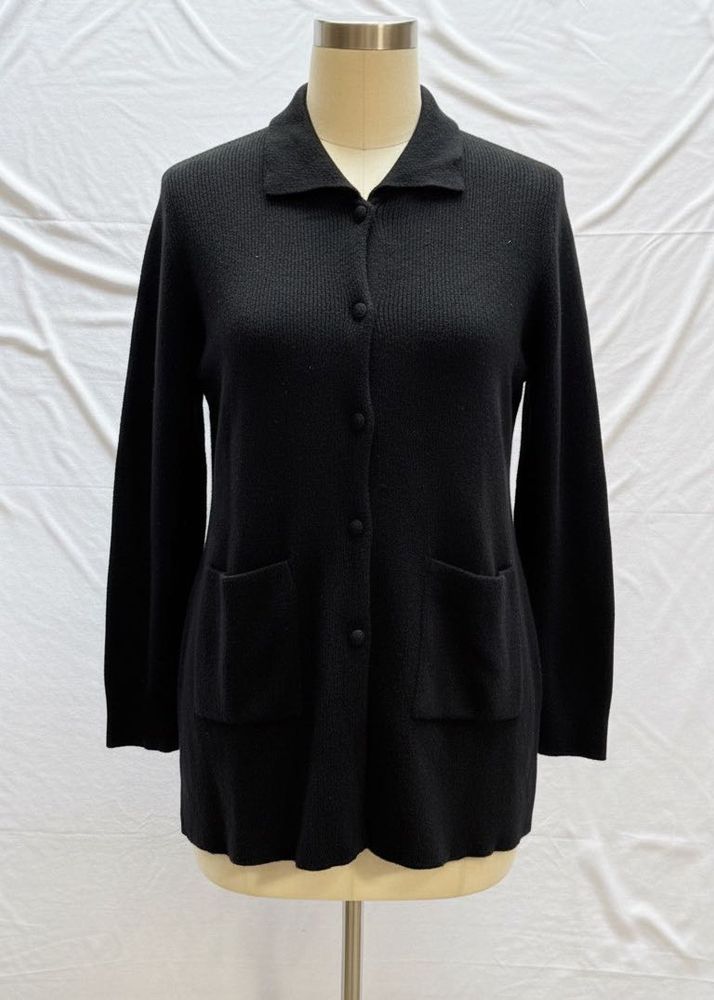 Classic Black Cardigan