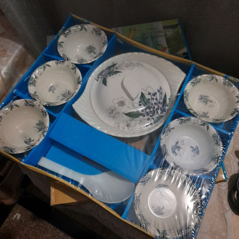 Pudding Dinner Set Melamine 9 Pcs