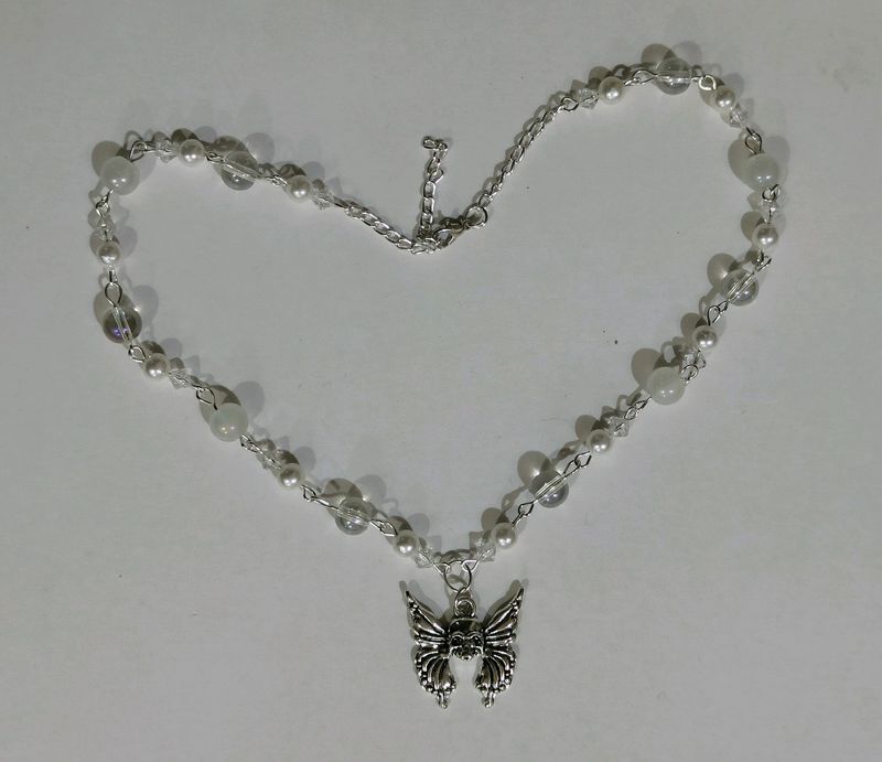 Skull Butterfly Necklace