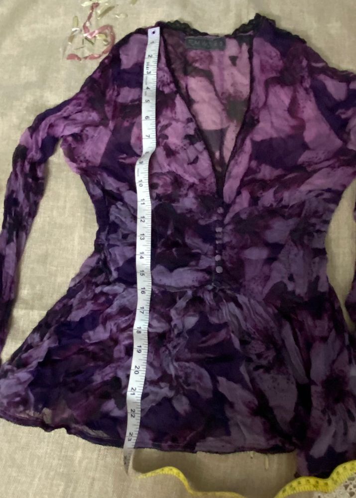 Floral Purple Top