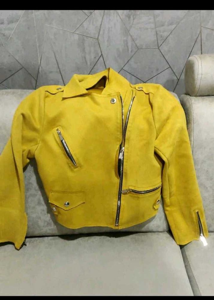 Mustard Crop Jacket