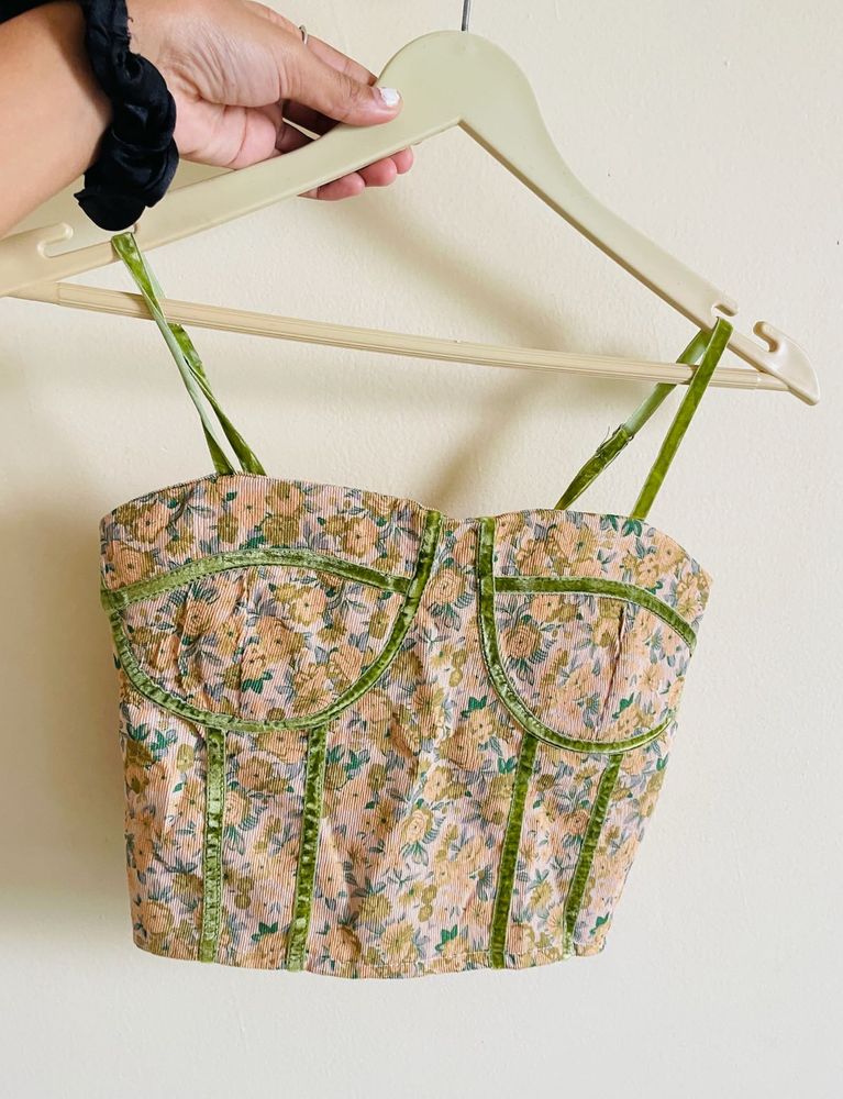 Floral Corset Top
