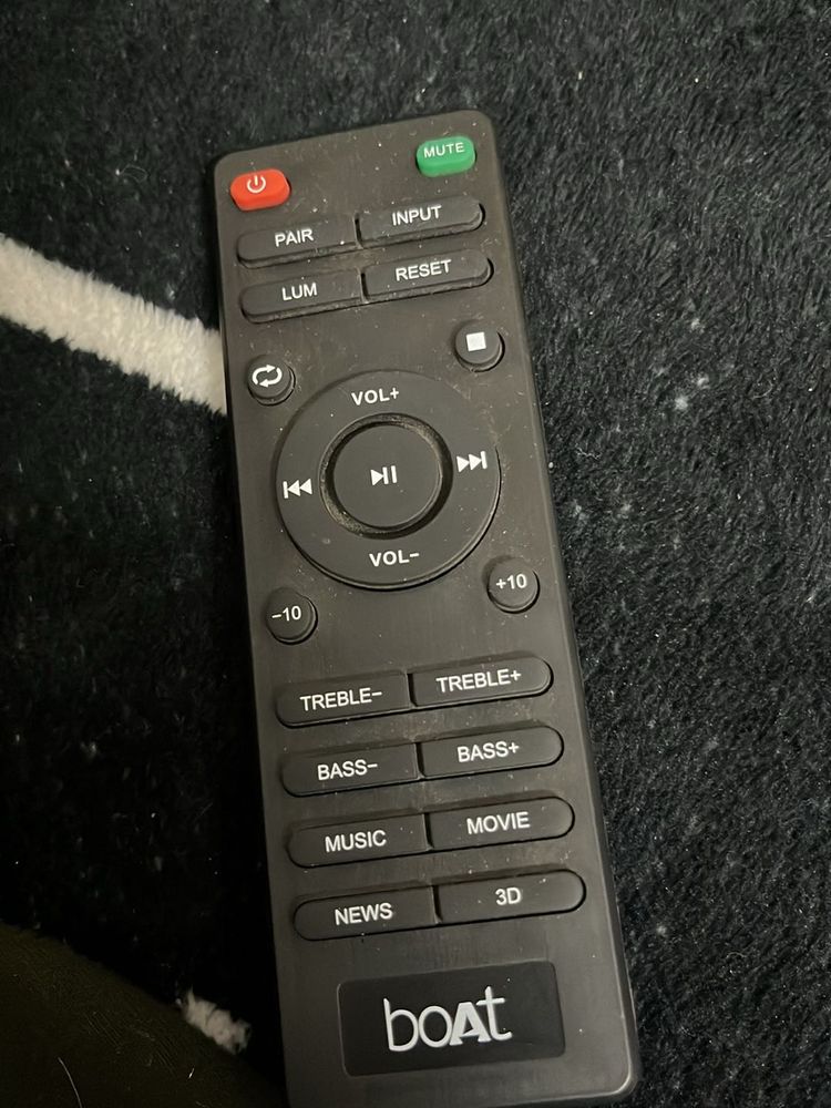Boat Aavante Soundbar remote