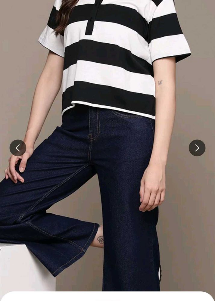 Stylish Wide Leg Jeans