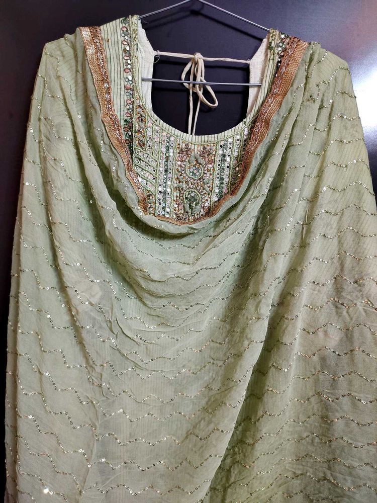 Elegant Green Kurta Set