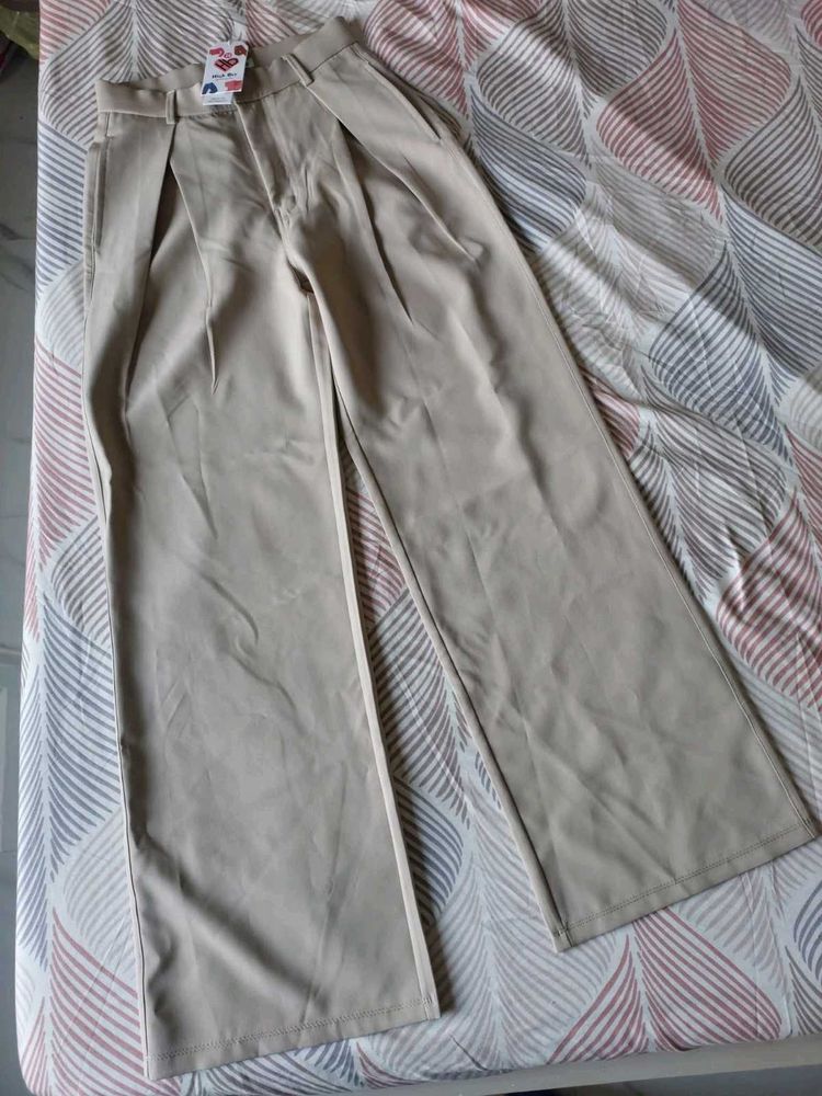 Elegant Wide Leg Trousers