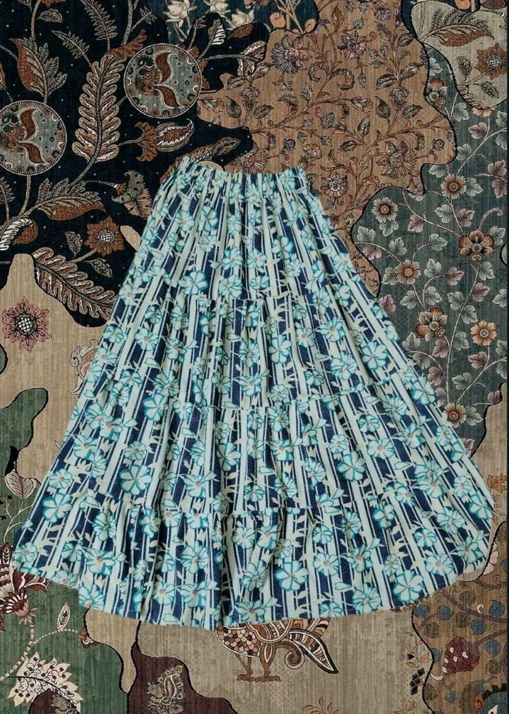 Floral Midi Skirt For Women