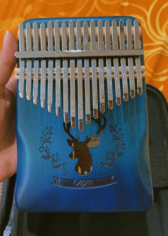 Blue Kalimba Thumb Piano