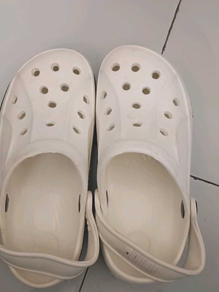 White Crocs