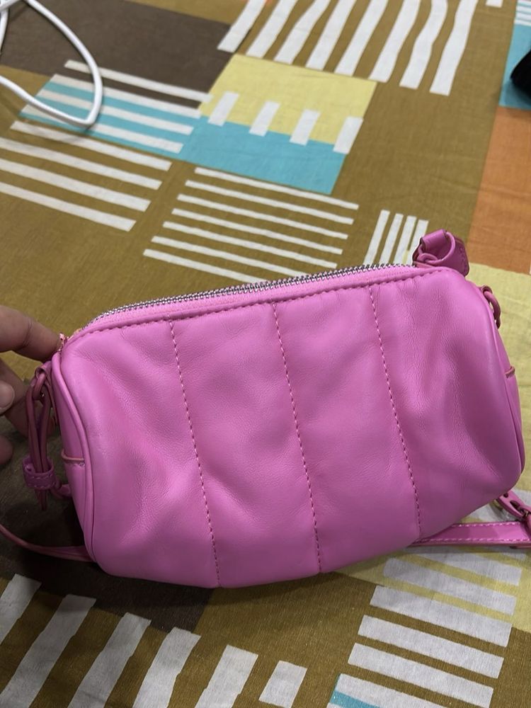 Miraggio Pink Sling Bag