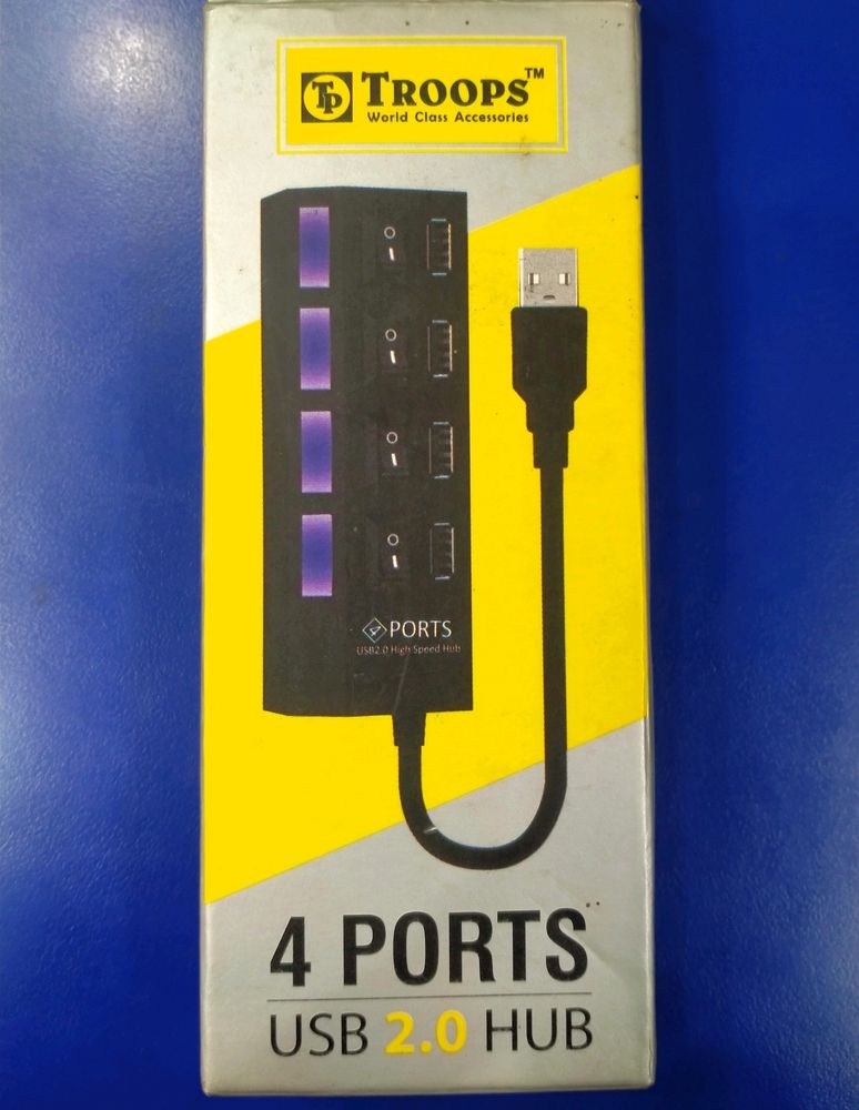 3 Ports USB 2.0 HUB (Pack Of 1)
