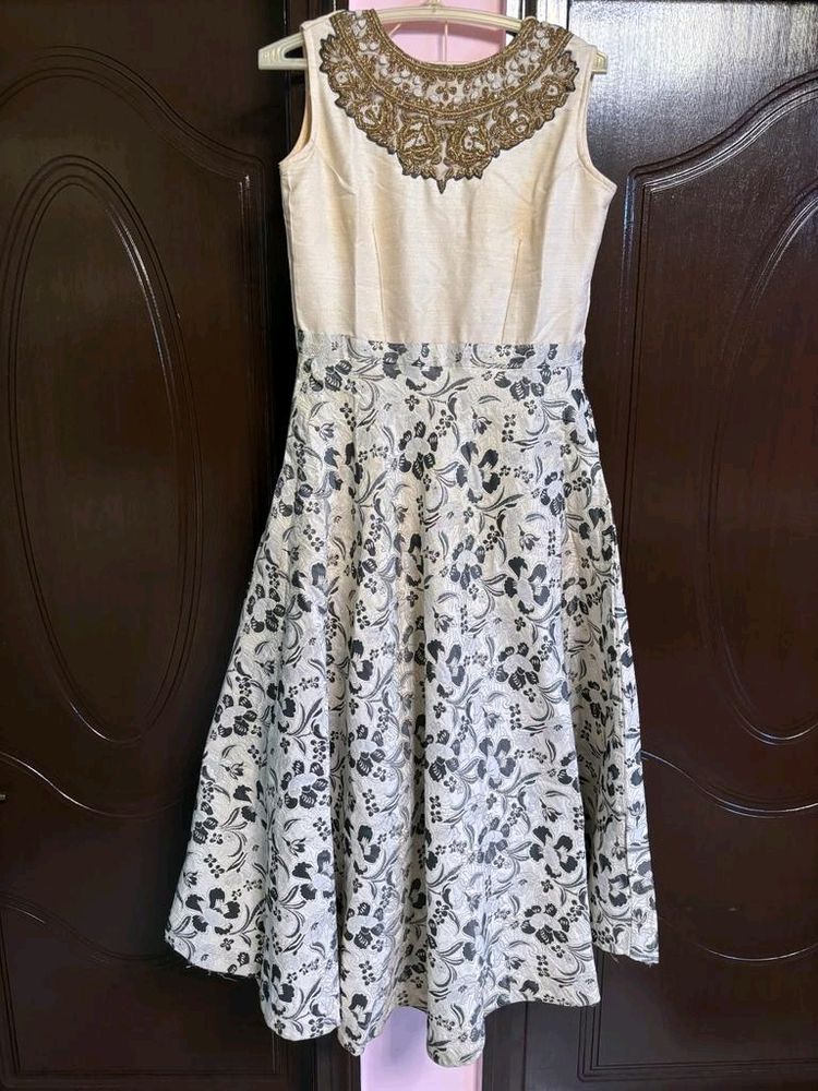 Off White Party Gown