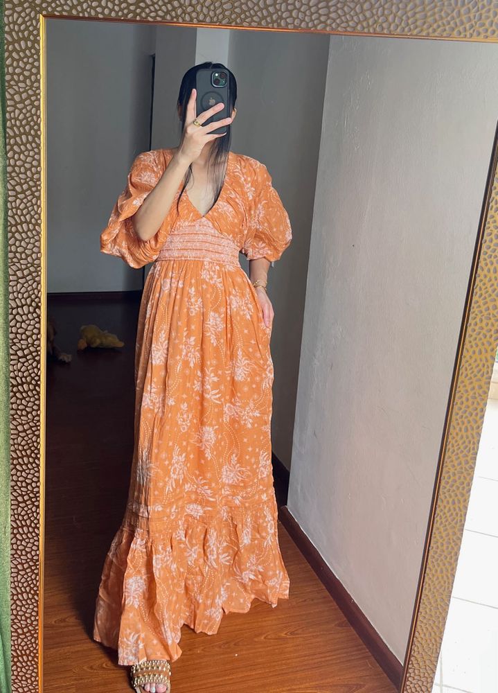 Golden Hour MAXI Dress in Mustard Yellow