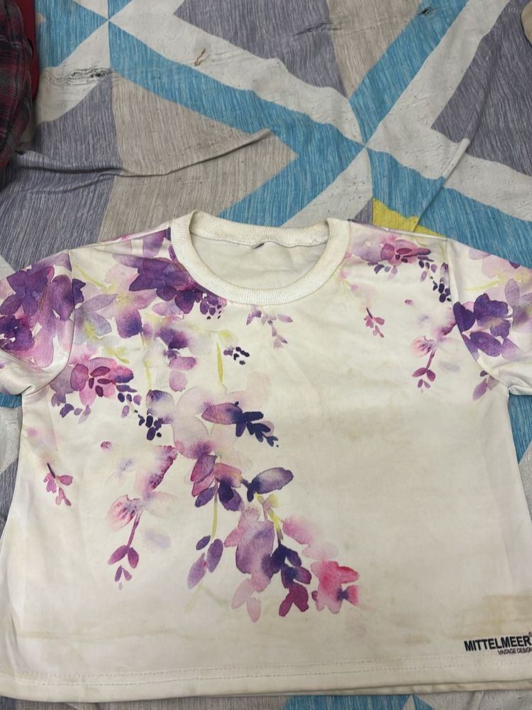 Floral Print T-Shirt