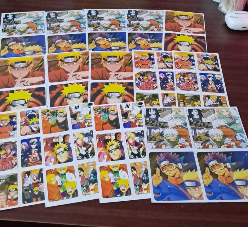 Naruto Sticker Sheets