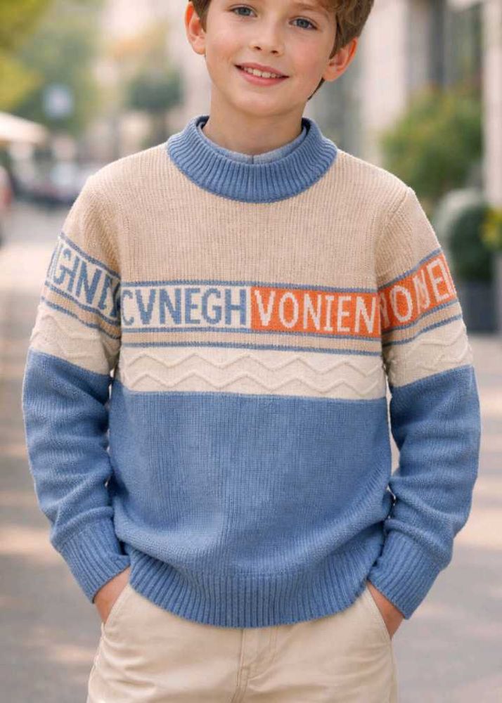 Stylish Kids' Knit Sweater