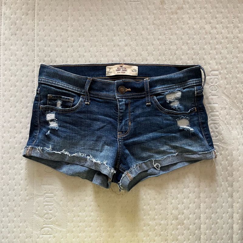 hollister denim shorts