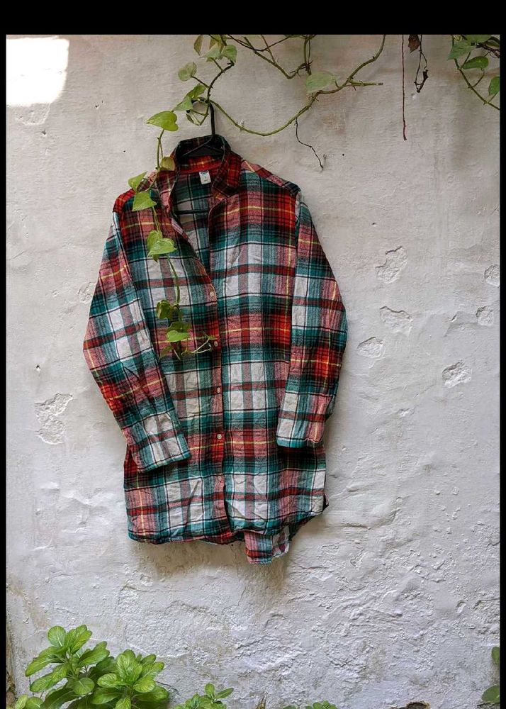 Old Navy Plaid Flannel Unisex Shirt
