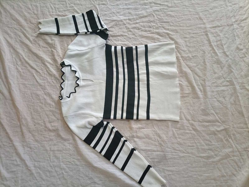Striped Knit Top