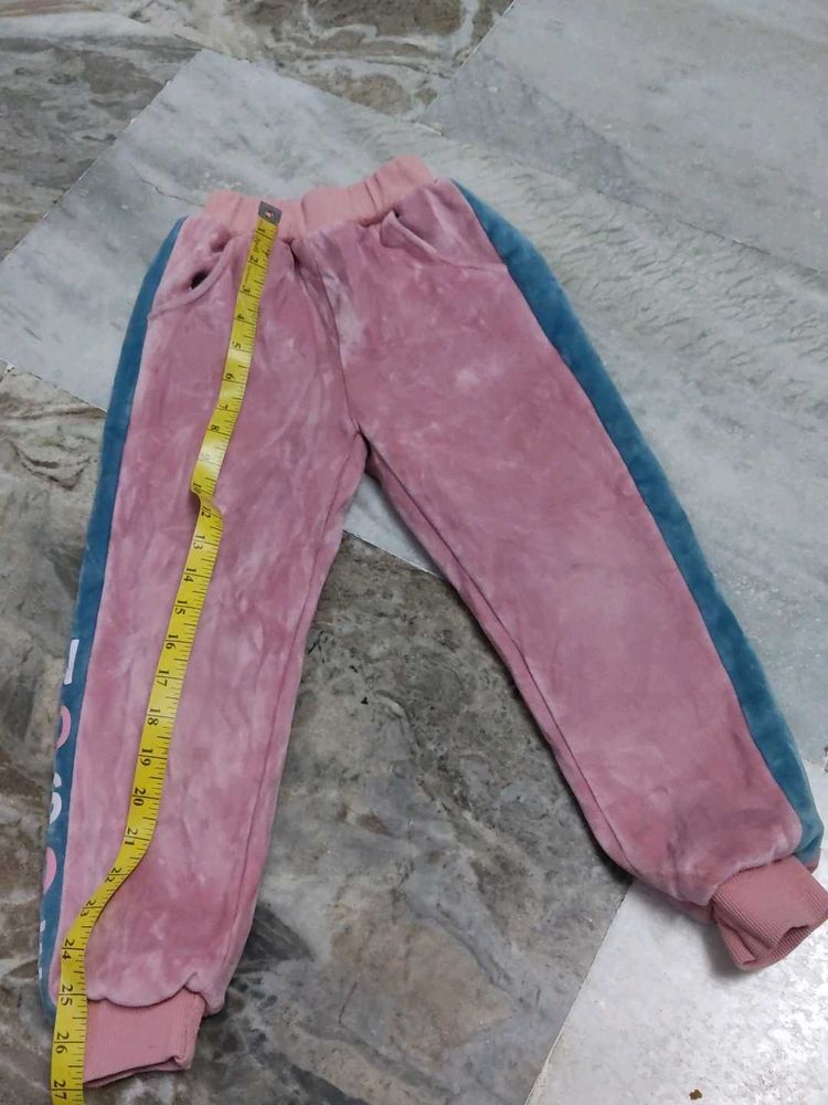 Pink &amp; Blue Kids' Velour Pants