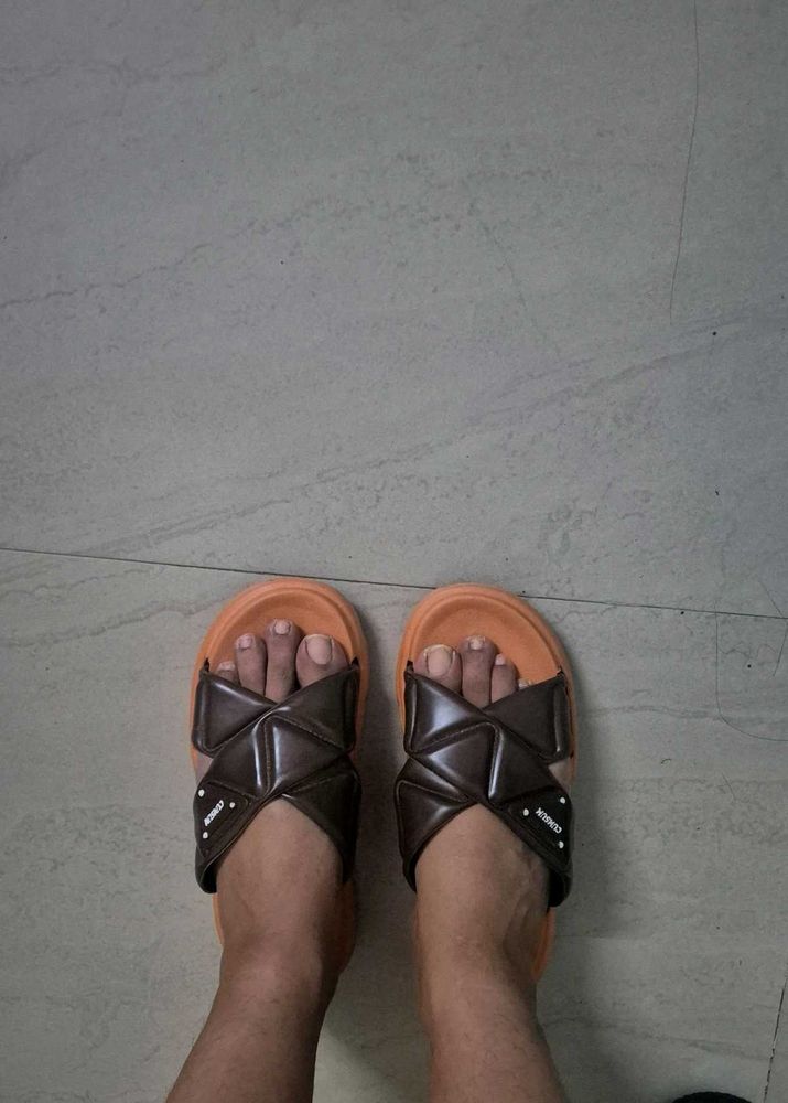 Stylish Brown Slides