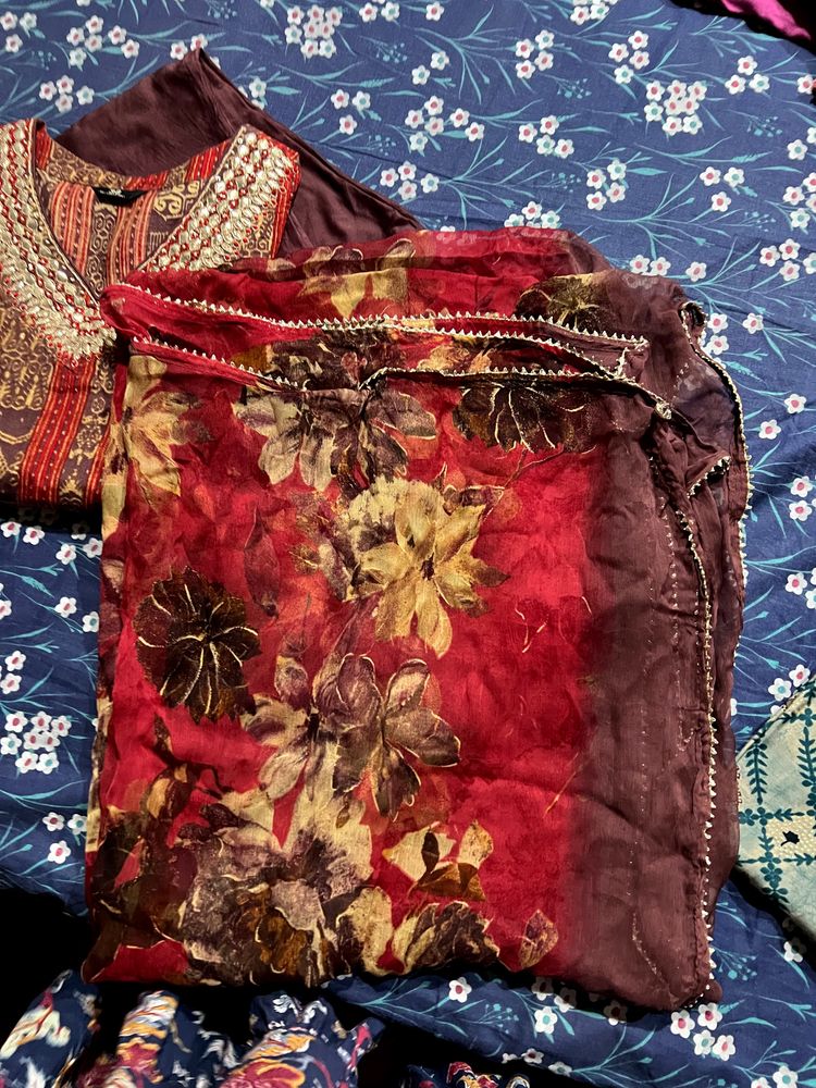 Combo Of 3 Kurta Dupatta Pant Set