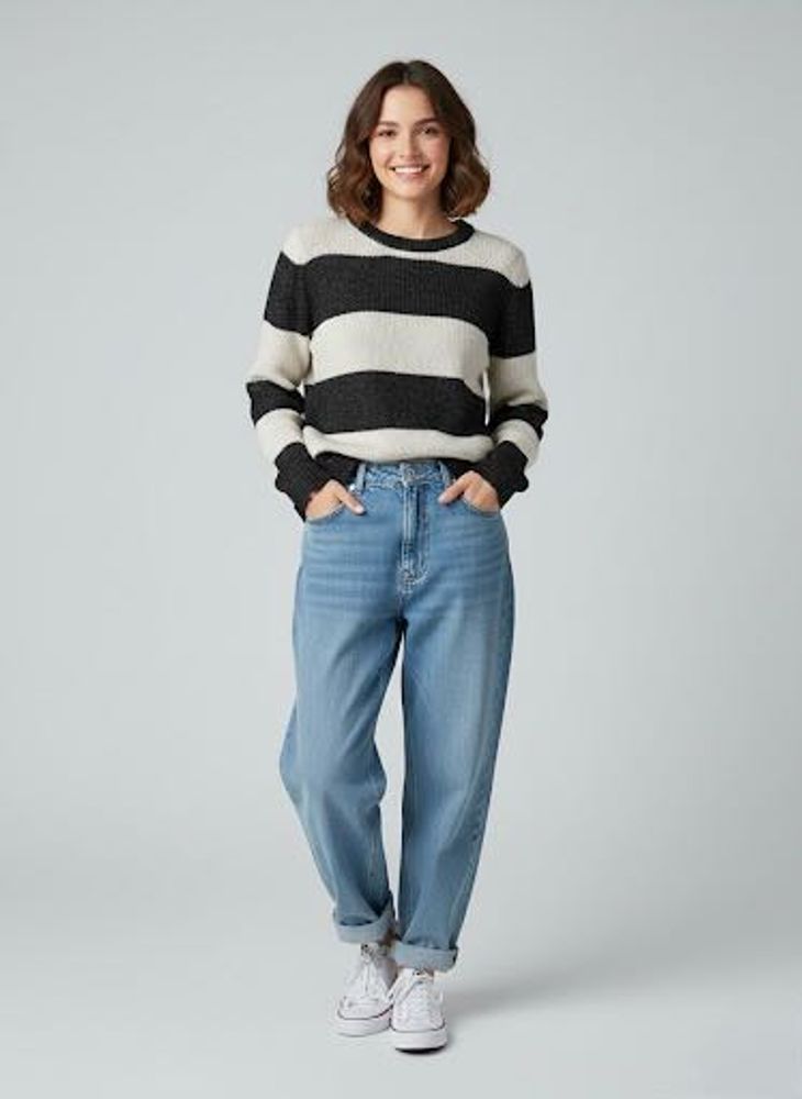 Striped Pullover Sweater