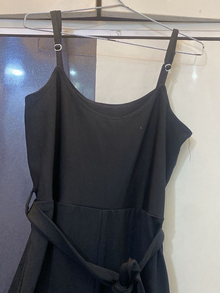 Sleek Black Jumpsuit