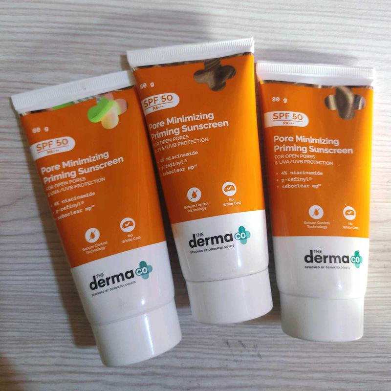 The Derma Co Sunscreen Pore Minimizing Priming Sun