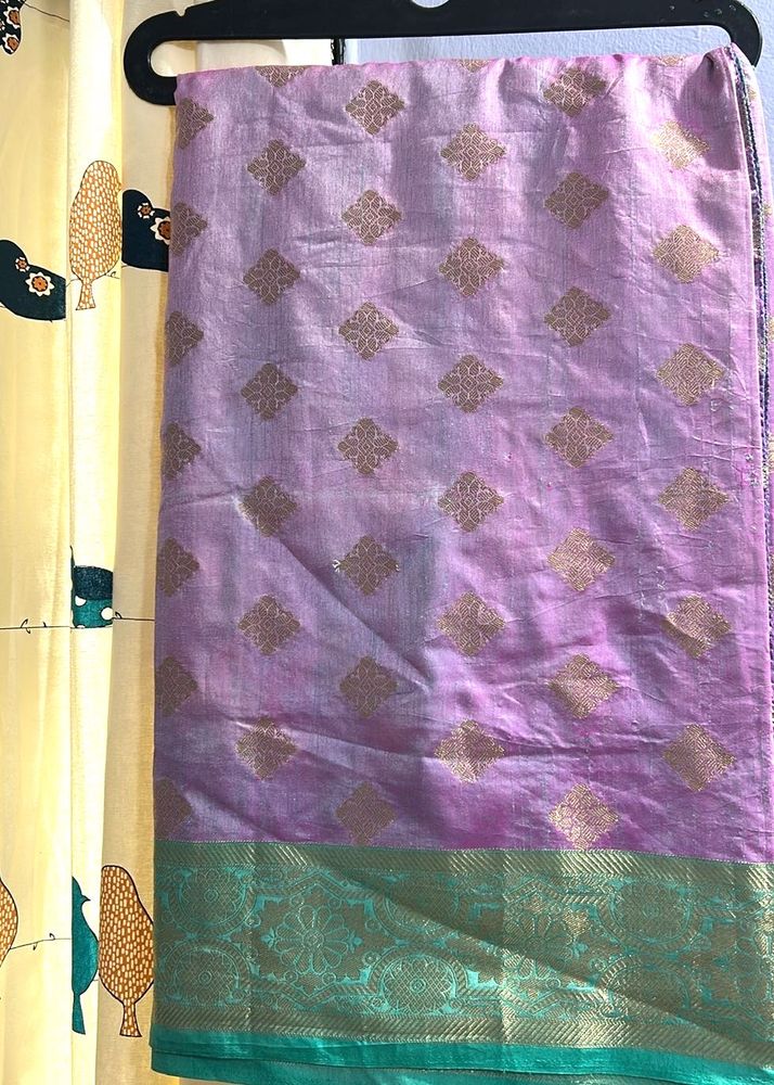 Elegant Lavender Saree