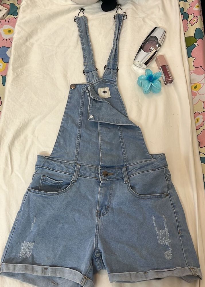 Denim Overalls Shorts/Dungaree