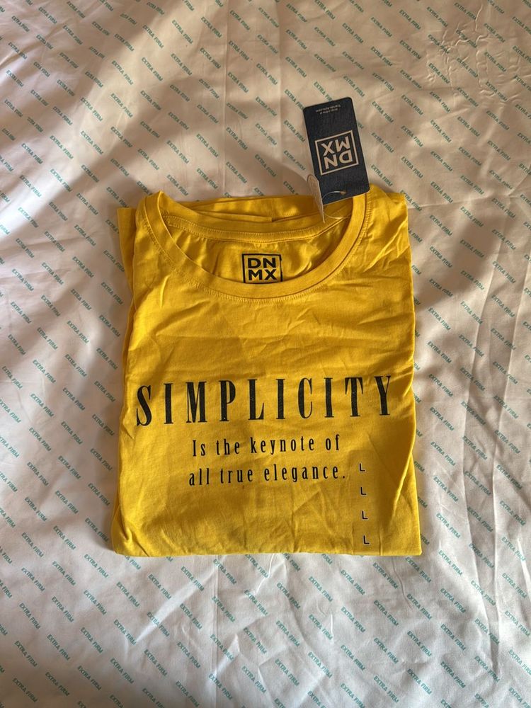 Yellow Basic T-shirt