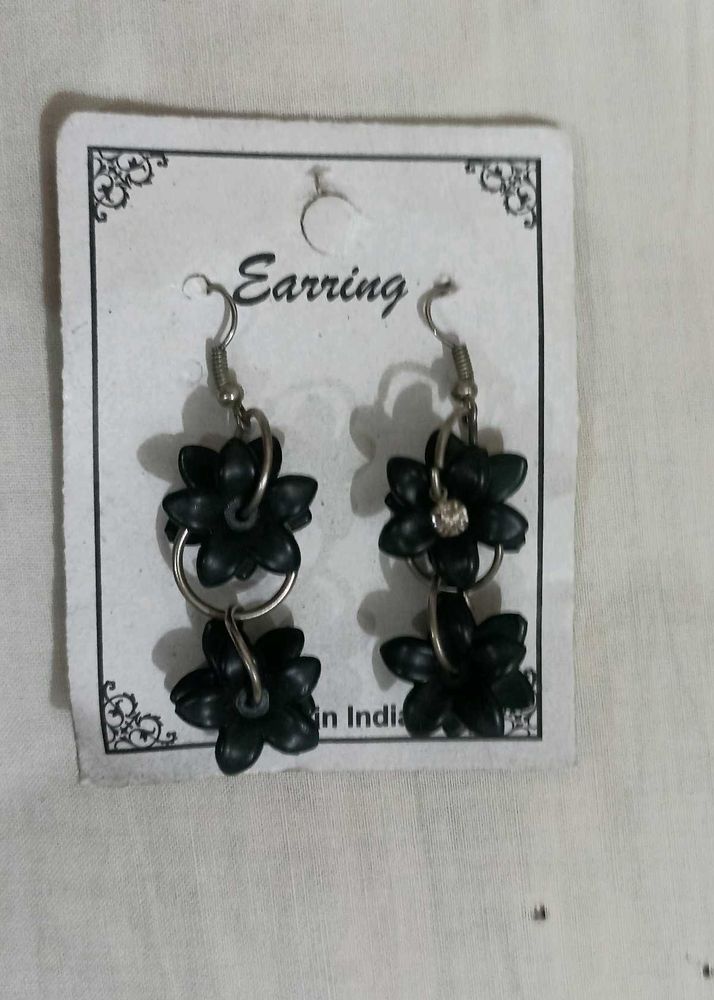 Floral Drop Earrings