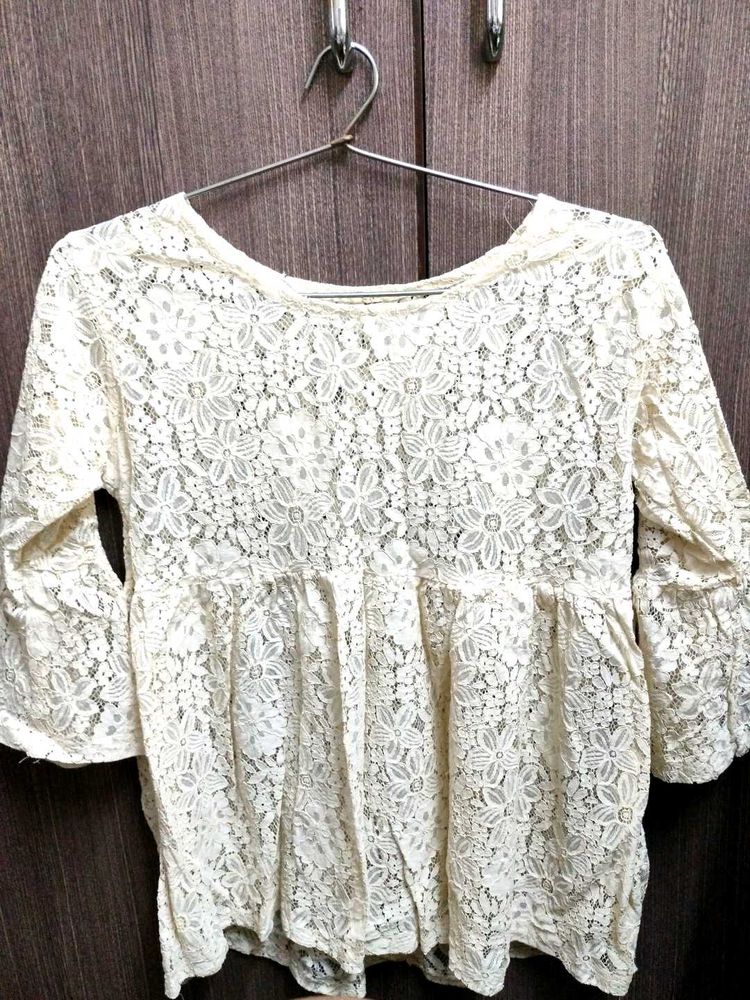 Lace Floral Top