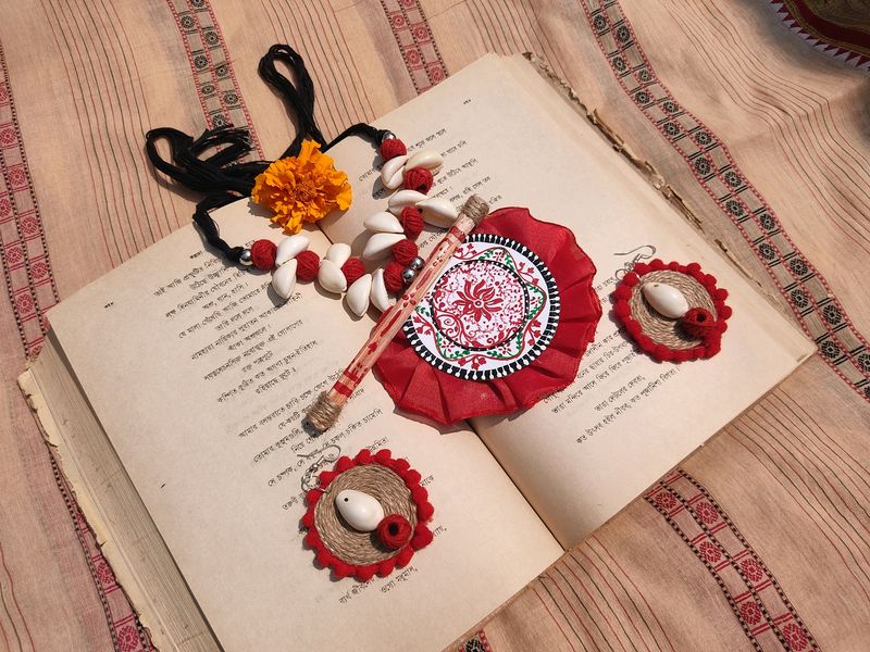 ❤️✨NEW HANDMADE ARTISTIC JWELLERY WITH EARRINGS❤️✨